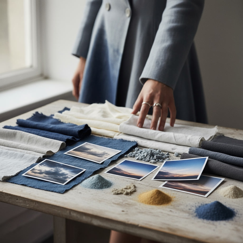 Rain-inspired colors